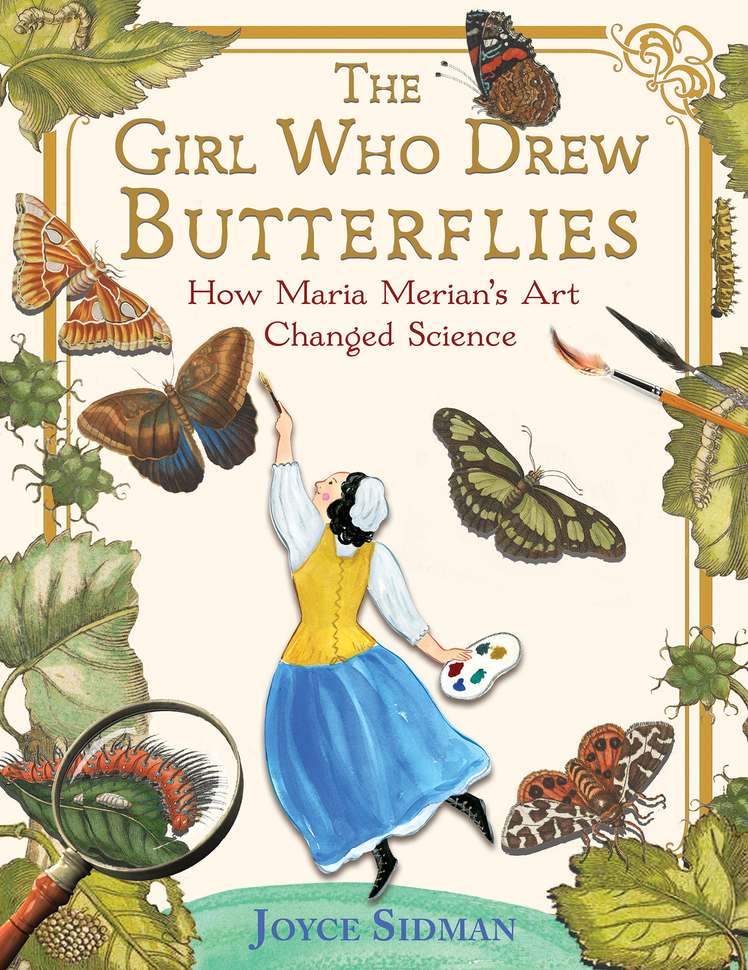 GIRL WHO DREW BUTTERFLIES_Sidman_cover